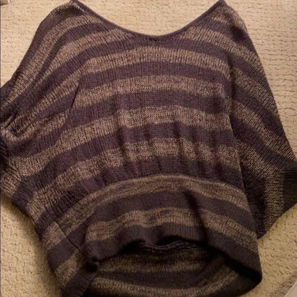 Forever 21 off the shoulder rib knit sweater